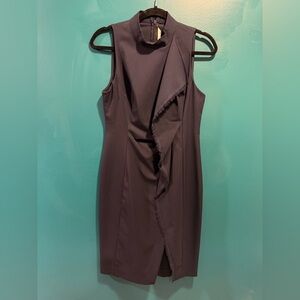 RACHEL Rachel Roy Asymmetrical Black/Navy Dress